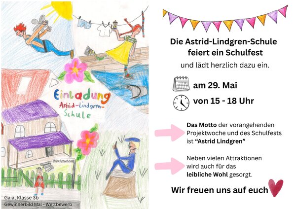 Einladung Schulfest