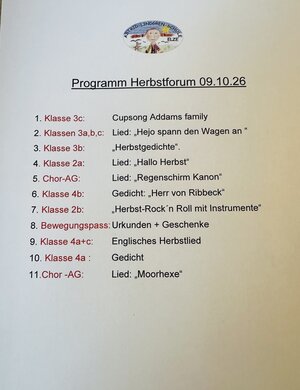 Bild Programm Herbstforum 10-26